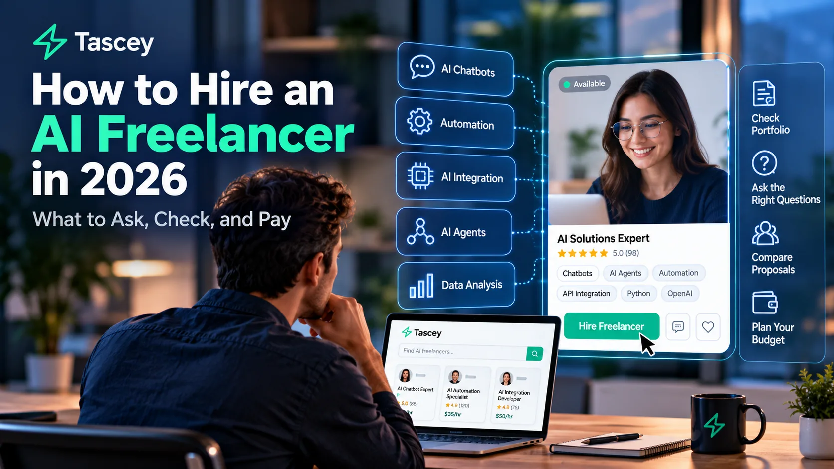 How to Hire an AI Freelancer in 2026: What to Ask, Check, and Pay