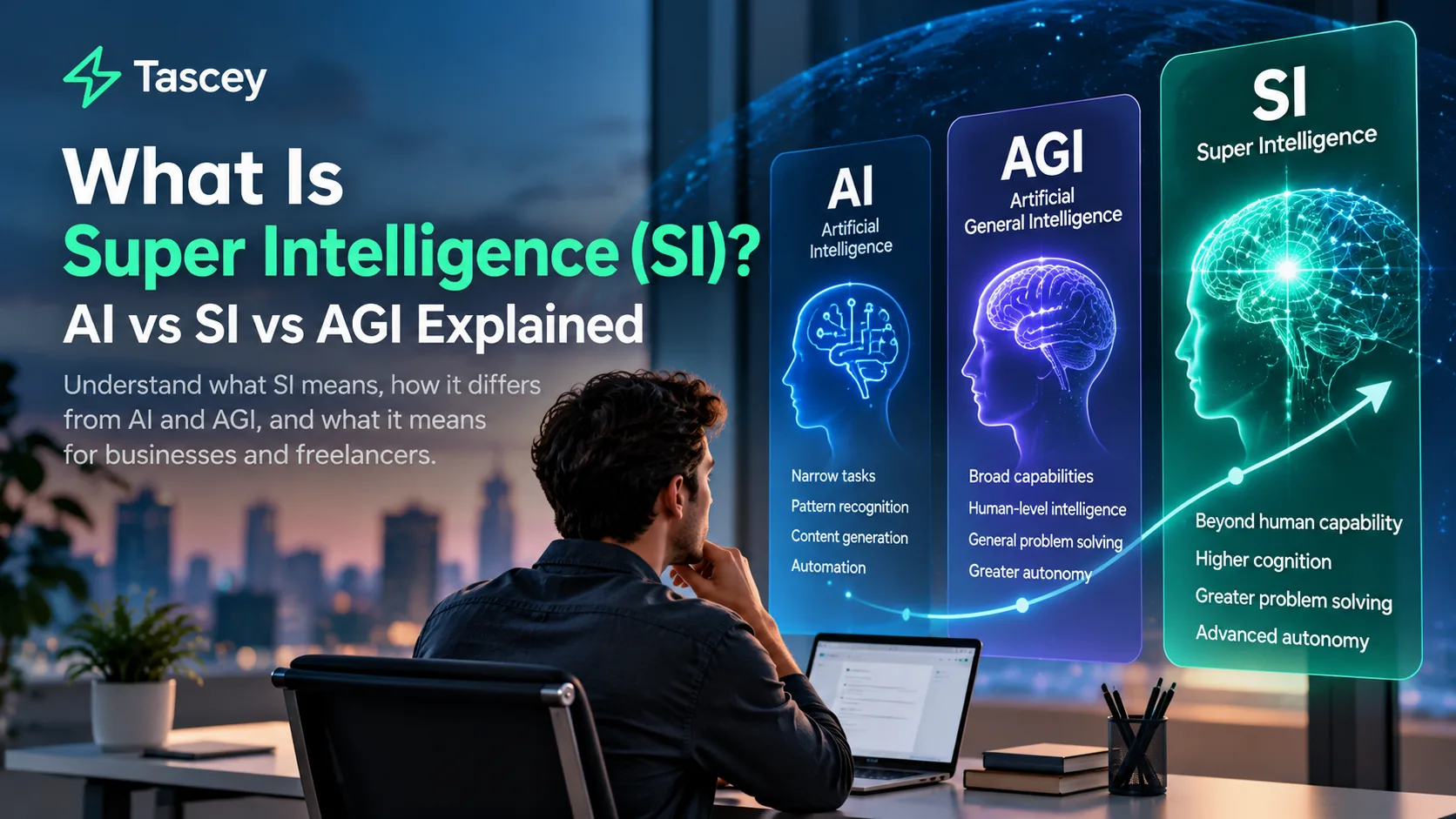 What Is Super Intelligence (SI)? AI vs SI vs AGI Explained