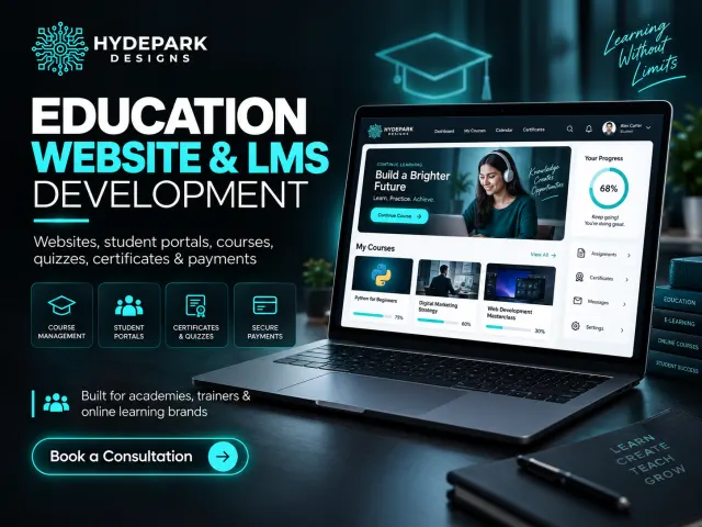 build a professional education website and LMS platform
