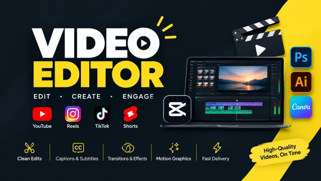 video editors long and short forms for social media+AI